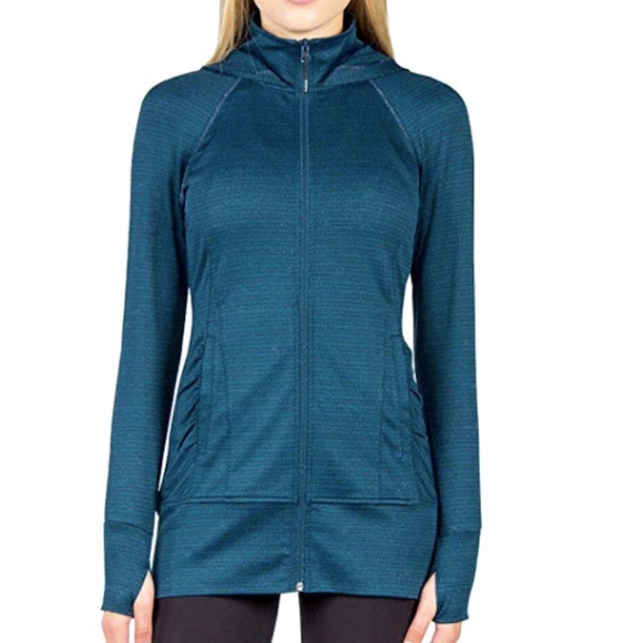 Mondetta Jackets & Blazers - Like new Mondetta long Jacquard hooded knit jacket
